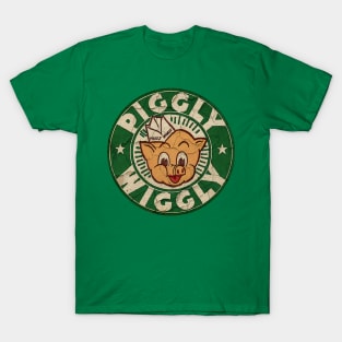 STONE TEXTURE - PIGGLY WIGGLY PIG T-Shirt